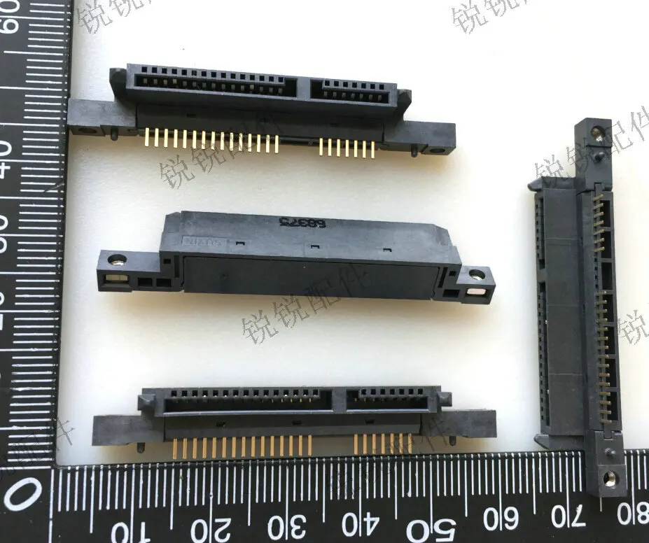 For SATA socket 7 + 15P in-line 90 degree SATA female connector SMT 4.0H hard disk interface slot
