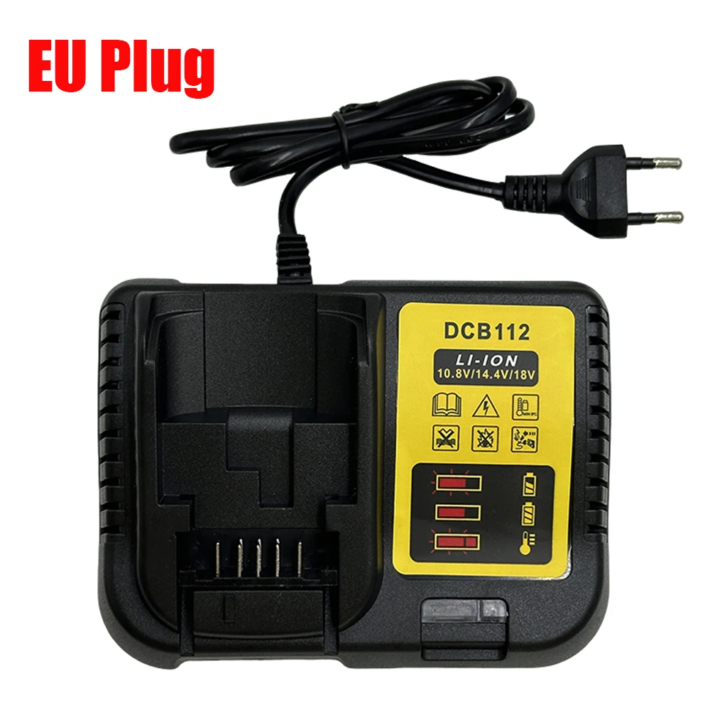 DCB112 Batterijlader Voor Dewalt 10.8V 12V 14.4V 18V 20V DCB206 DCB205 DCB204 DCB203 DCB120,DCB107 DCB115 DCB105 (Geen batterij)