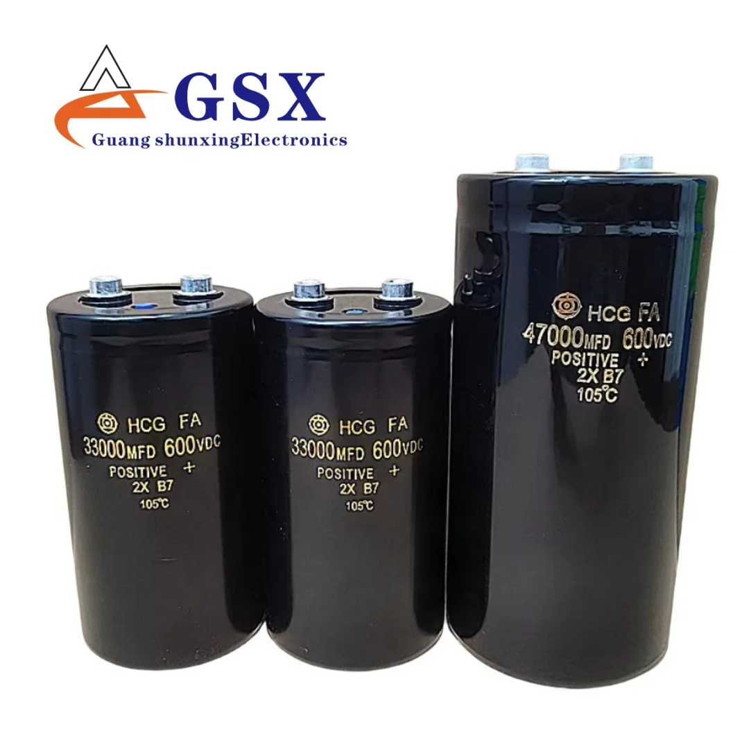 

1pcs Imported Hitachi High Voltage Inverter Energy Storage Capacitor 600V47000UF 22000UF 600V33000UF