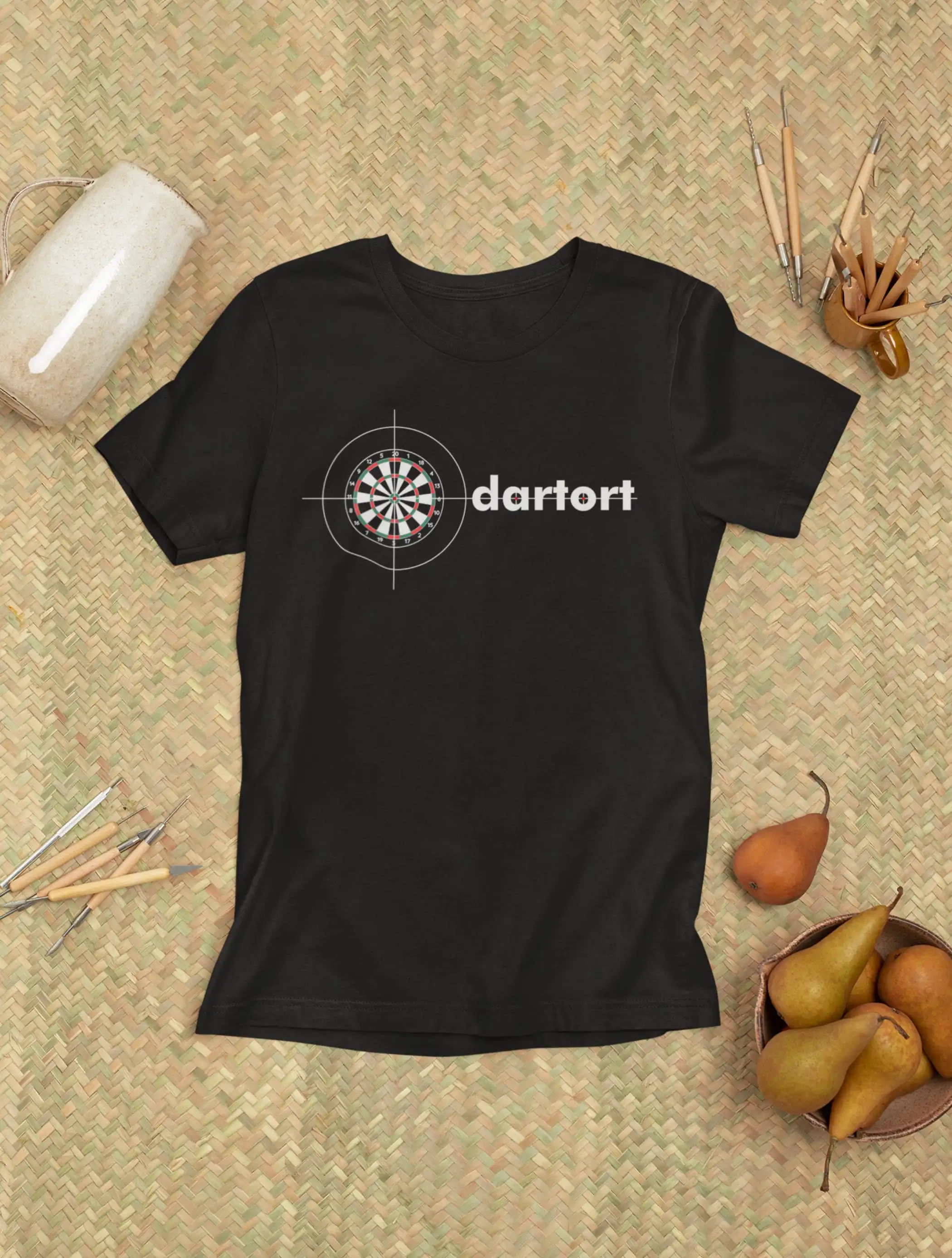 Darts T Shirt Vintage Funny Dart Player Bullseye Dartboard Men'S Pub Sport