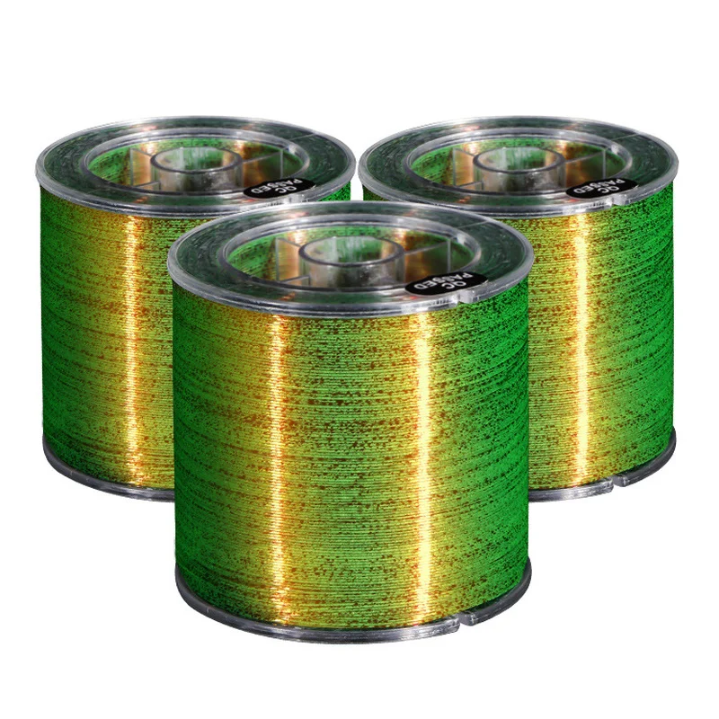 DORISEA 500M/1000M 3D Invisible Spotted Nylon Fishing Line Monofilament Speckle Mono Line Carp Fishing Wire