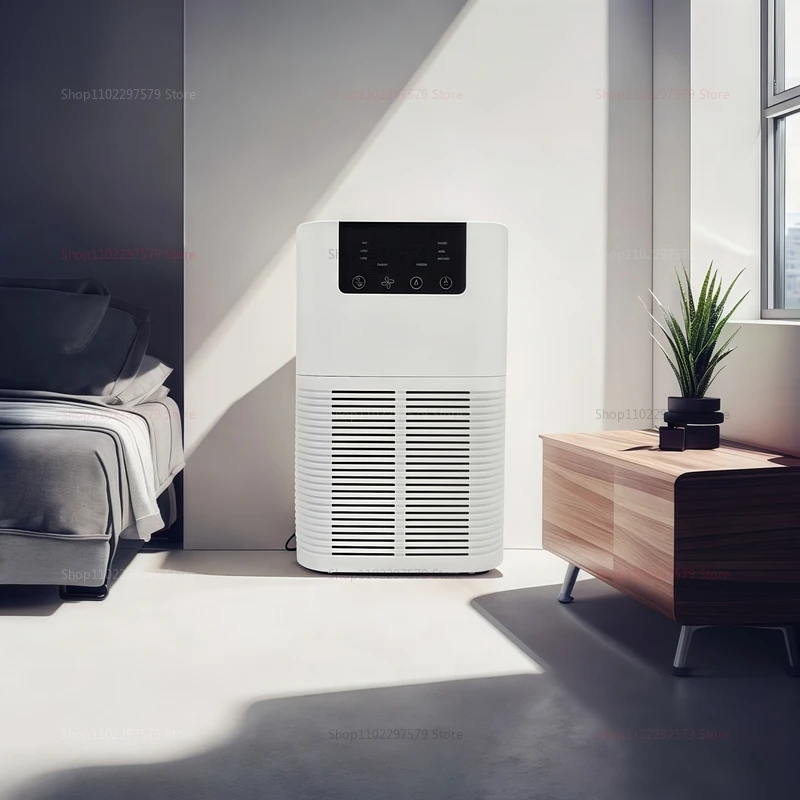 2025 New Portable Smart Air Purifier Silent Fan Fragrance Diffuser for Home Office Kitchen Odor Formaldehyde Removal Deodorizer