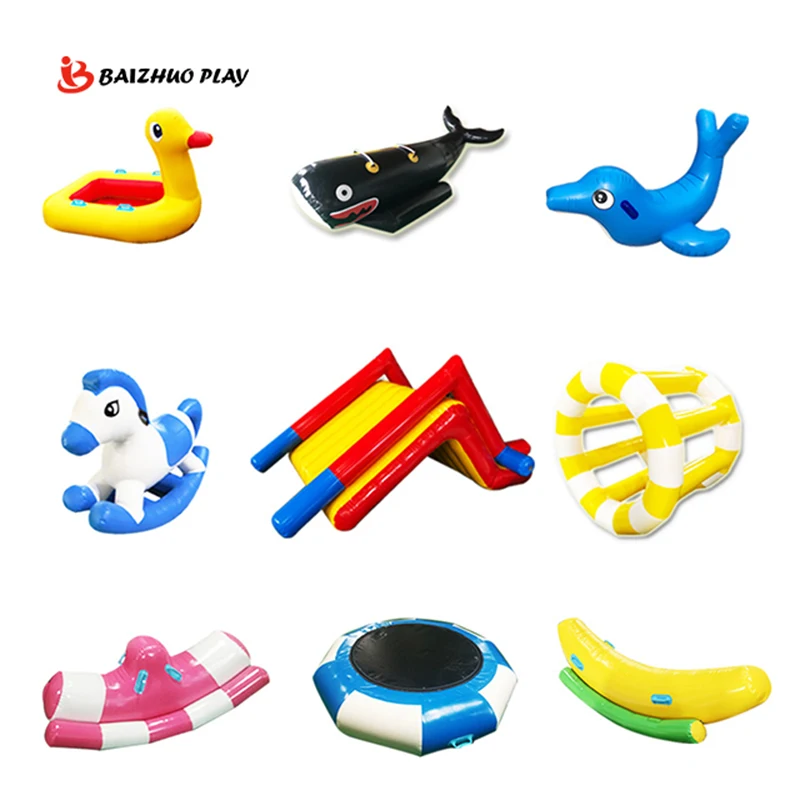 Various Shapes And Colorful Colors Inflatable Toys Children Genuine Guarantee Commercial Attraction Kids Equipment PVC Tarpaulin