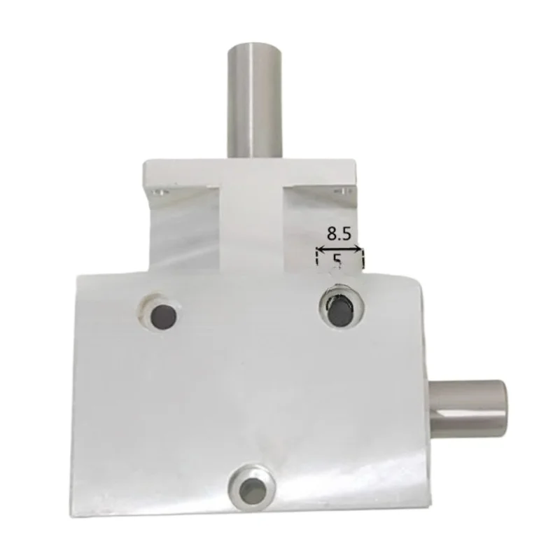 For Small Rotator 90 Degrees 1:1 Spiral Bevel Gear Shaft 12mm Co-directional Double Output Shaft Differential Speed