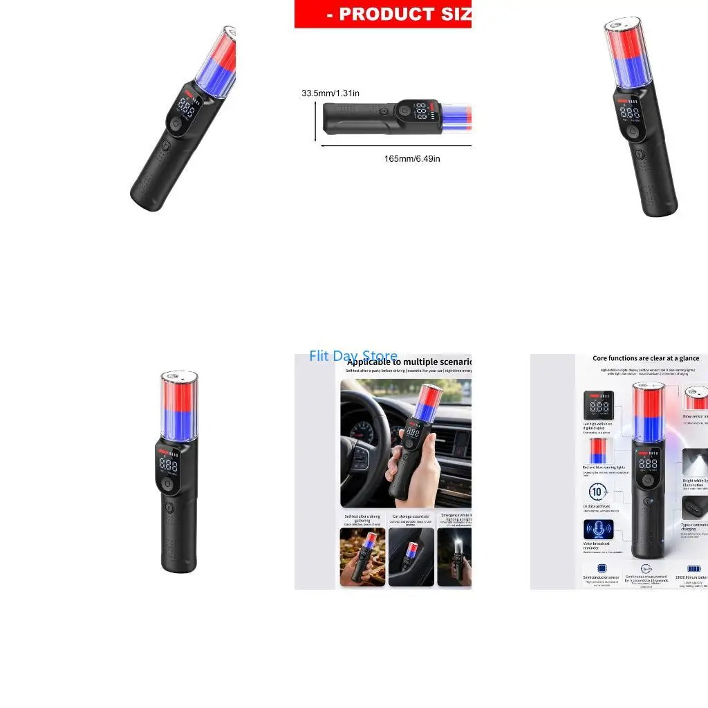 F92C Easy to Use Individual Breath Alcohols Analyser with Type C Port for Driving Use