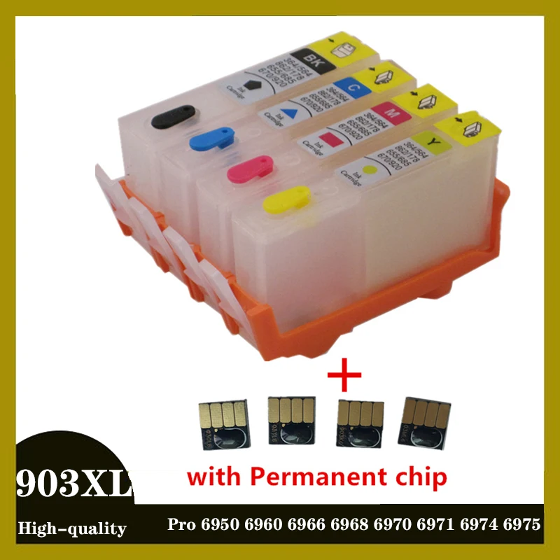 

903XL 903 HP903XL HP903 Refillable Ink Cartridge For HP Officejet Pro 6950 6960 6966 6968 6970 6971 6974 6975 6976 6978 6979