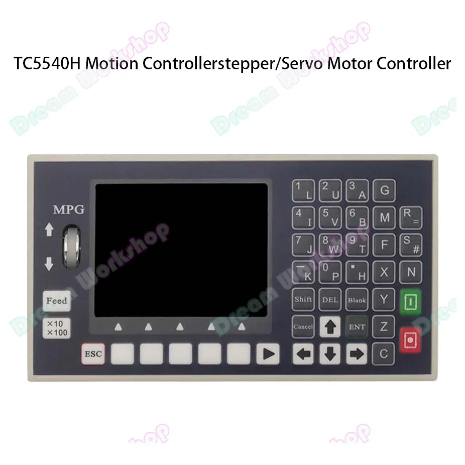 TC55H 1/2/3/4 Axis CNC Controller System G Code Motion Control Spindle Control Panel Engraving Milling Machine Controller