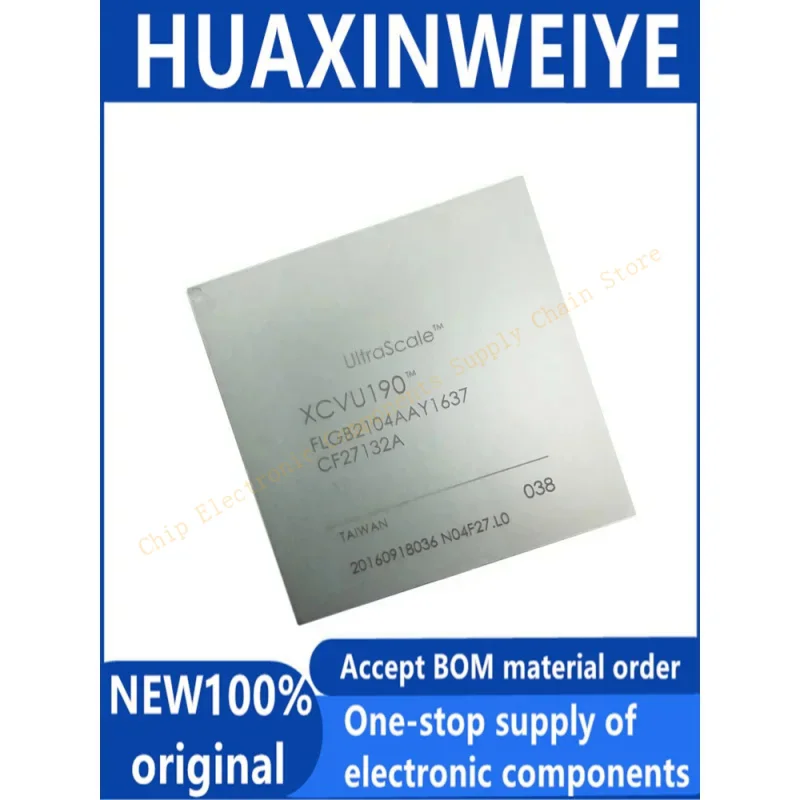 100% New XCVU190-2FLGB2104E BGA2104 Chipset Integrated circuit electronic components