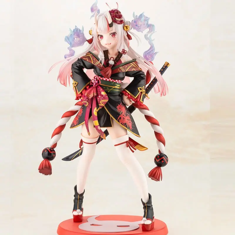 1/7 Nakiri Ayame Hololive Vtuber Unpainted Unassambled GK Resin White Model Kit Diy Action Figures W_4318