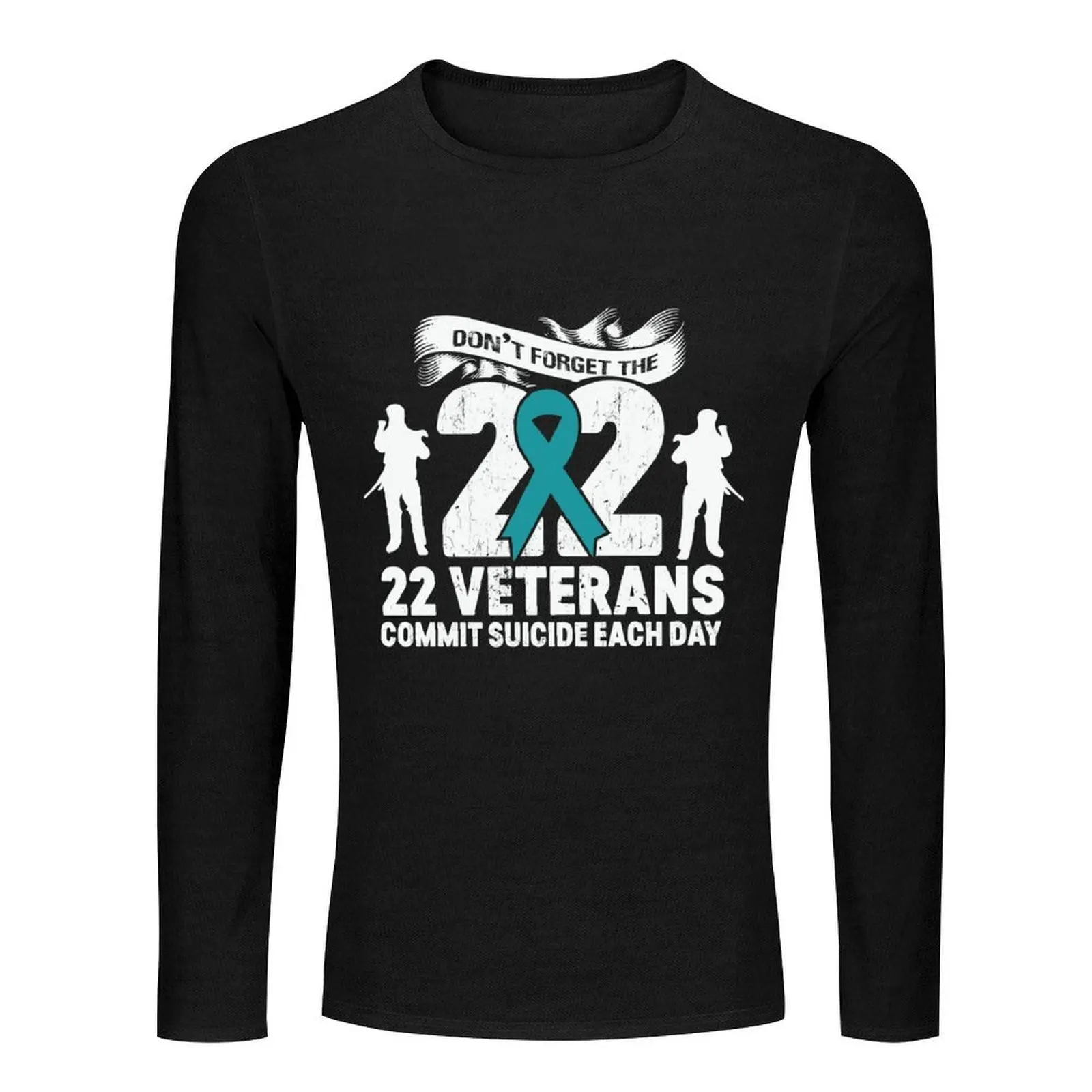Veterans Suicide Awareness - PTSD Long T-Shirt cute clothes vintage t shirt funny t shirt men clothings