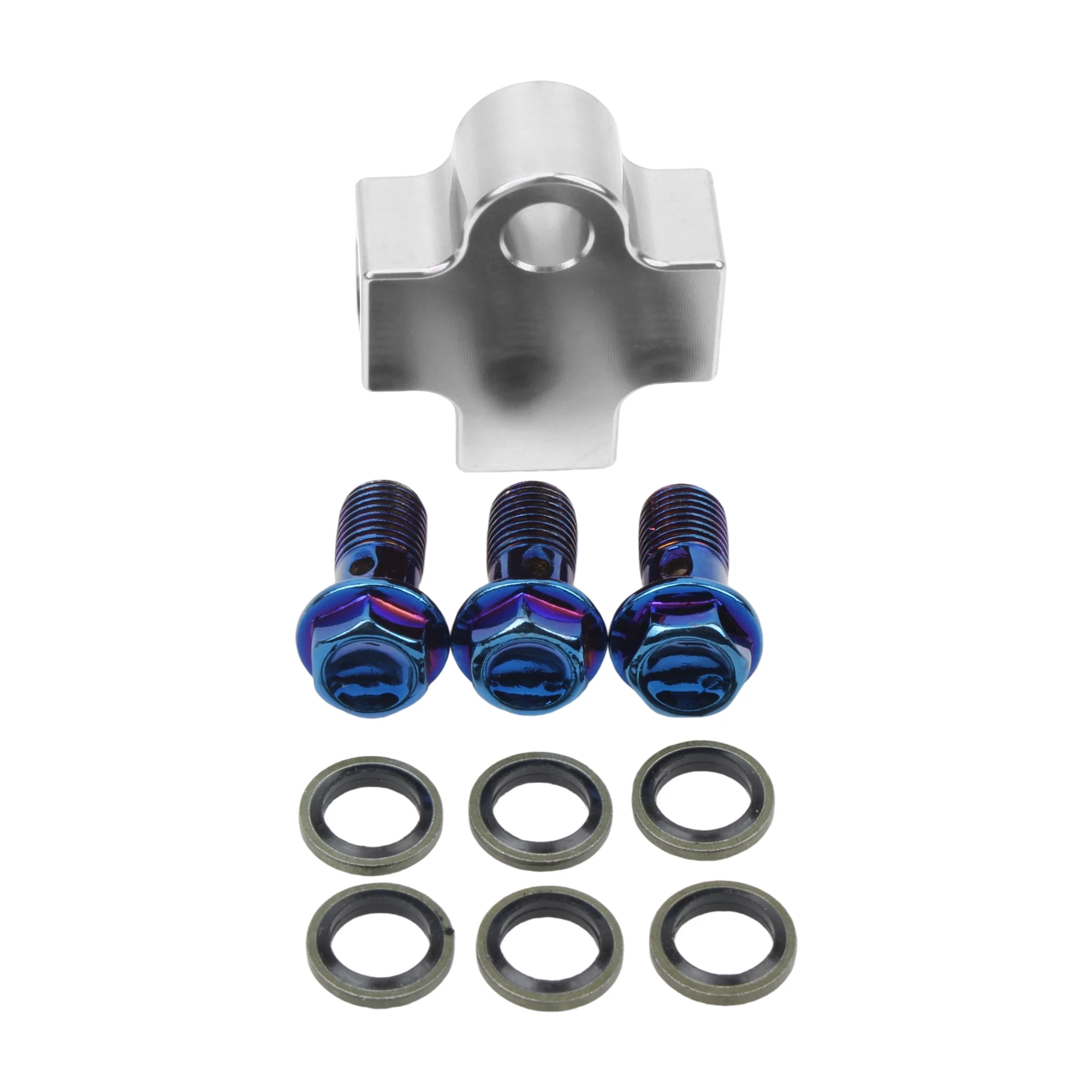 Motorcycle ATV M10 Hydraulic Hose Connector Oil Pipe Connecting Brake Adapter Applicable for Honda Yamaha Suzuki Dirt Pit Bike
