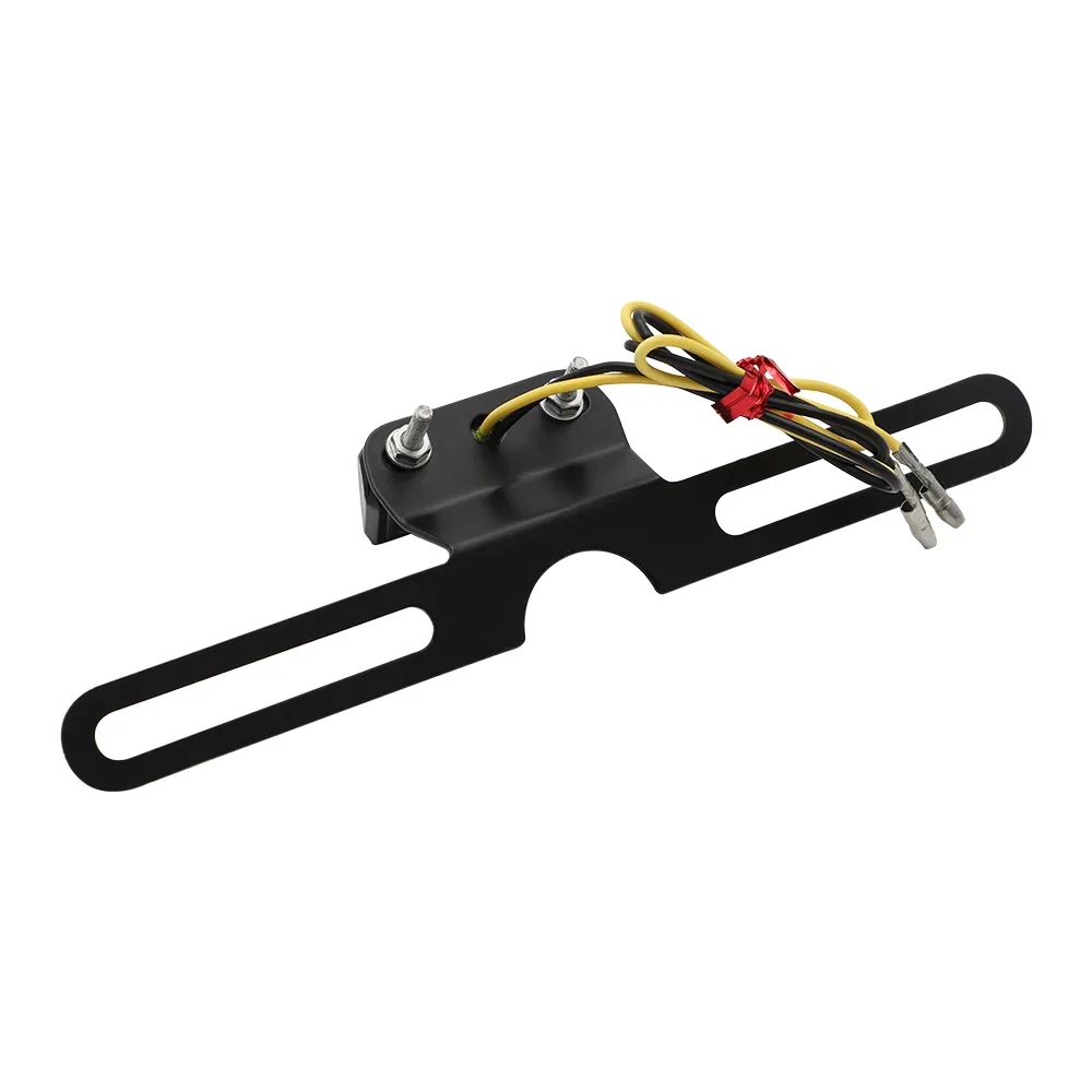 Universal Motorcycle Taillight License Plate Lamp Bracket 3LED Brake Rear Lamp Dirt bike Chopper Cafe Racer