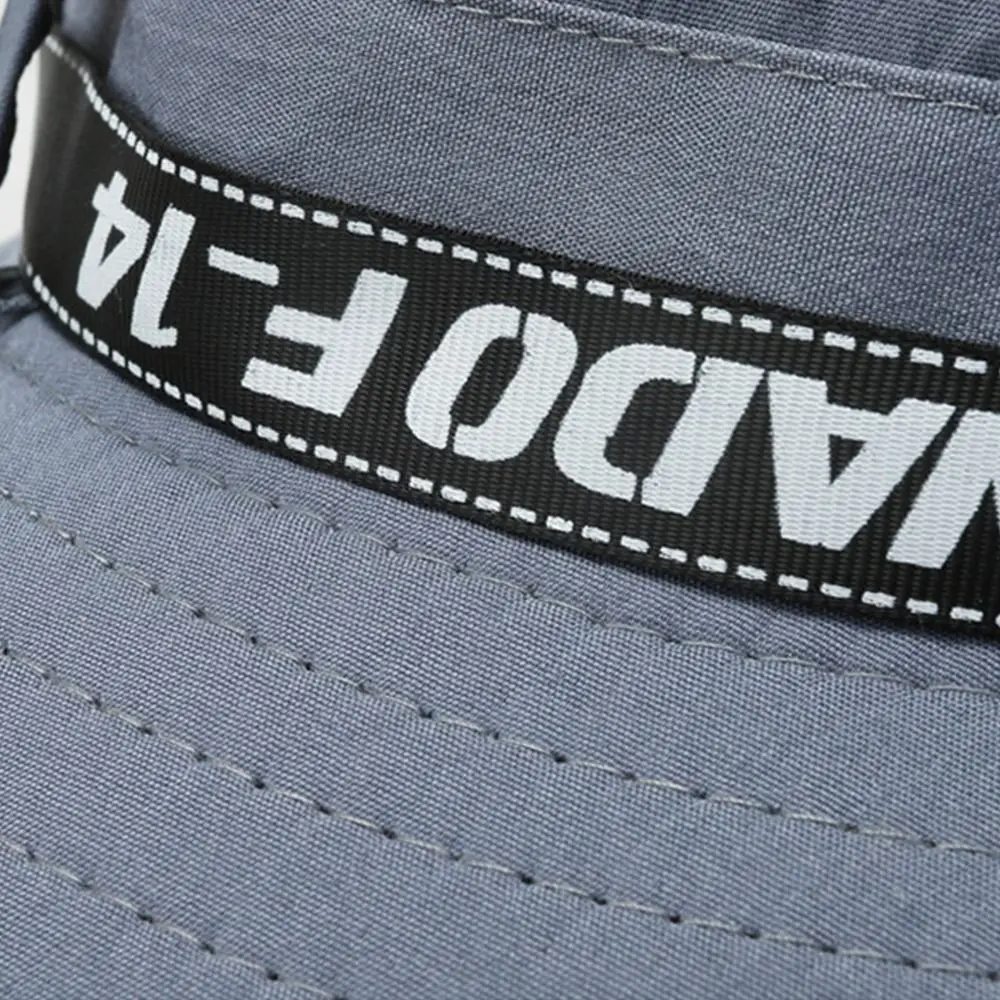1Pcs Summer Men Bucket Hat Outdoor Beach Fishing Wide Brim UV Protection Cap Hiking Sombrero Camping Gorro Sun Hat