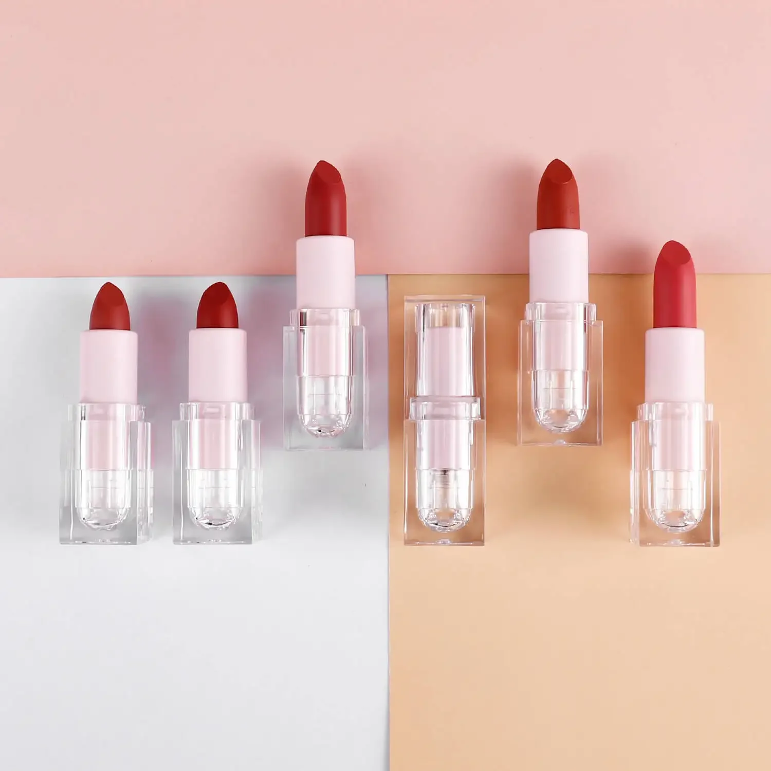 Private Label 14Color Lipstick Custom Logo Pigment Long Lasting Waterproof Matte Velvet Non-fading Makeup Wholesale Cruelty Free