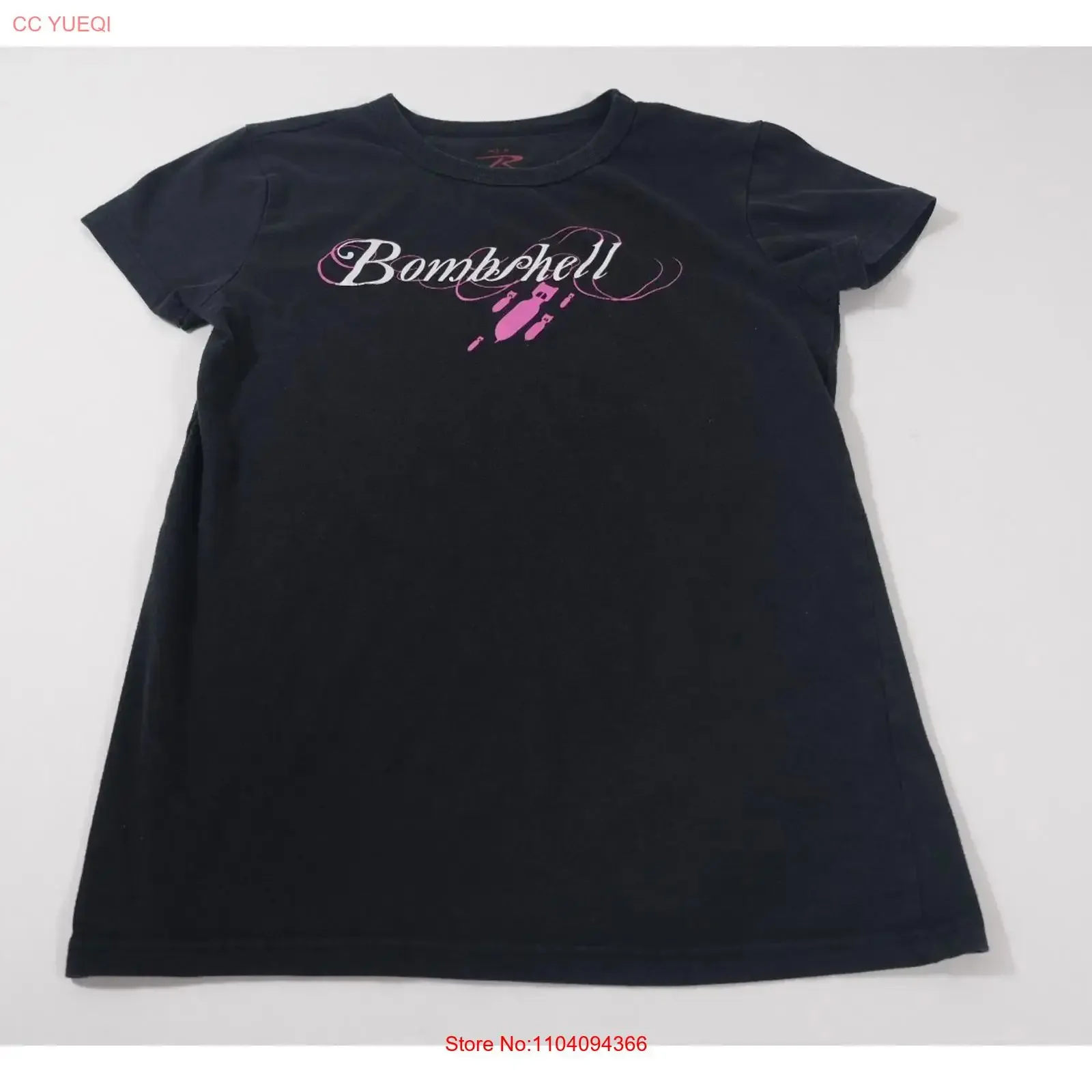 Rothco Women's Bombshell T Shirt Size M vintage Washed fashion Soft designer clothes Comfortable Versatile Unisex Breathable