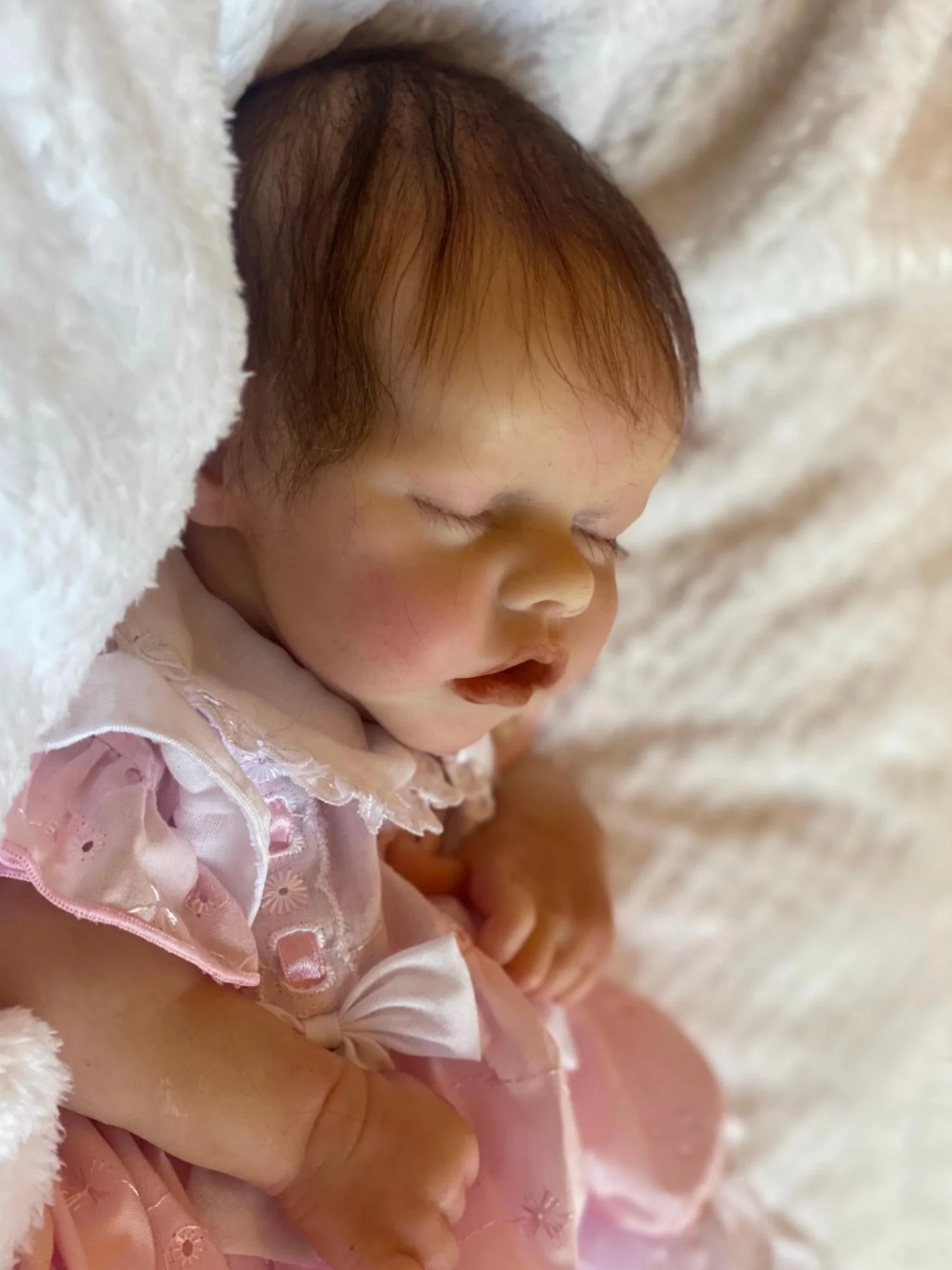 Muñecas Reborn pintadas De 18 ", muñecas De silicona totalmente sólida con acabado, muñeca realista para dormir, Boneca Reborn Corpo De silicona