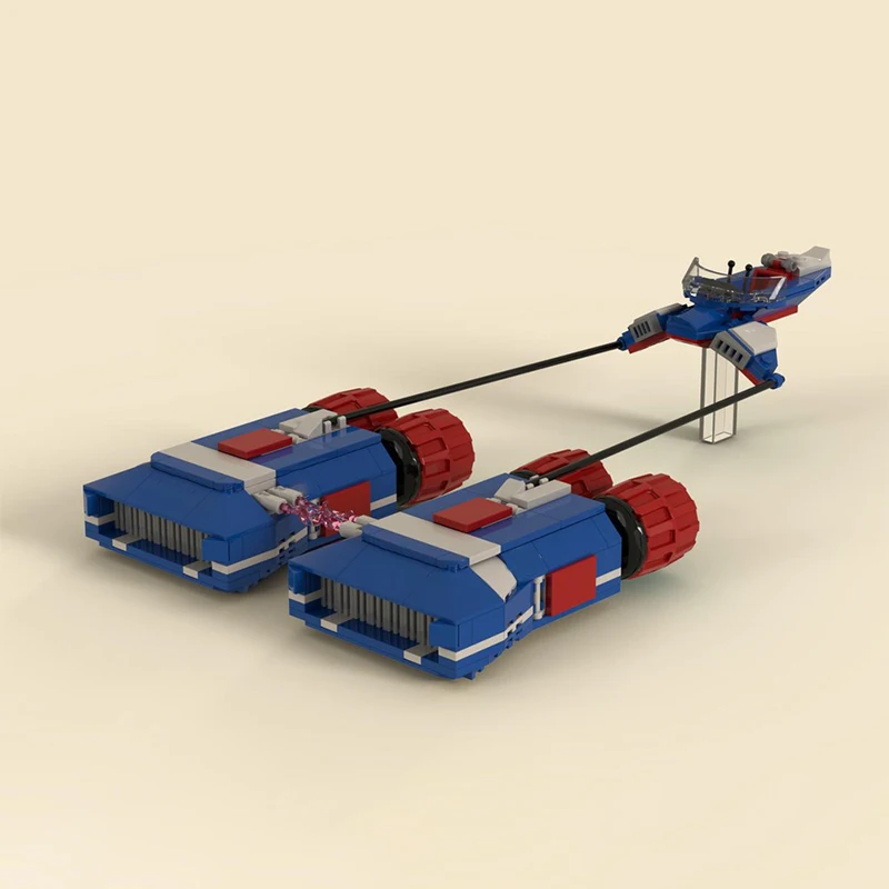 MOC Science Fiction Film (STAR BATTLE) Ultimate Podracer Bundle Serie Bausteine Modell Spielzeug Festival Geschenke Spielzeug für Jungen