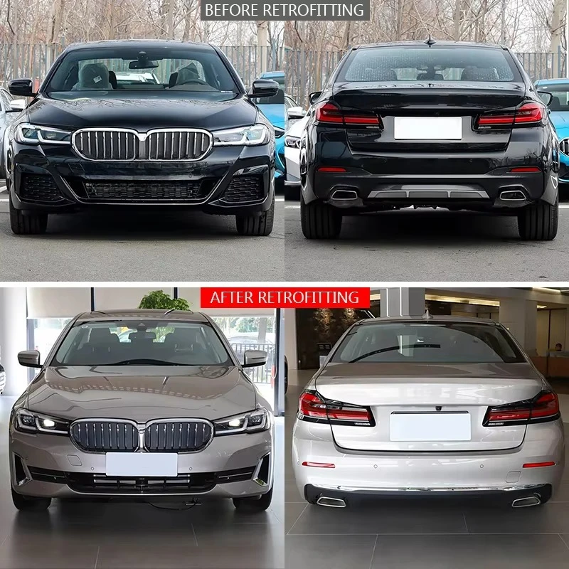 2021-2023 New Car Upgrade Sports Package Front Bumper Rear Bumper Fog Light Body Kit for 5 Series G30