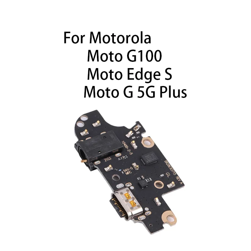 Gefensi USB Charge Port Jack Dock Connector Charging Board For Motorola Moto G100 / Edge S / Moto G 5G Plus