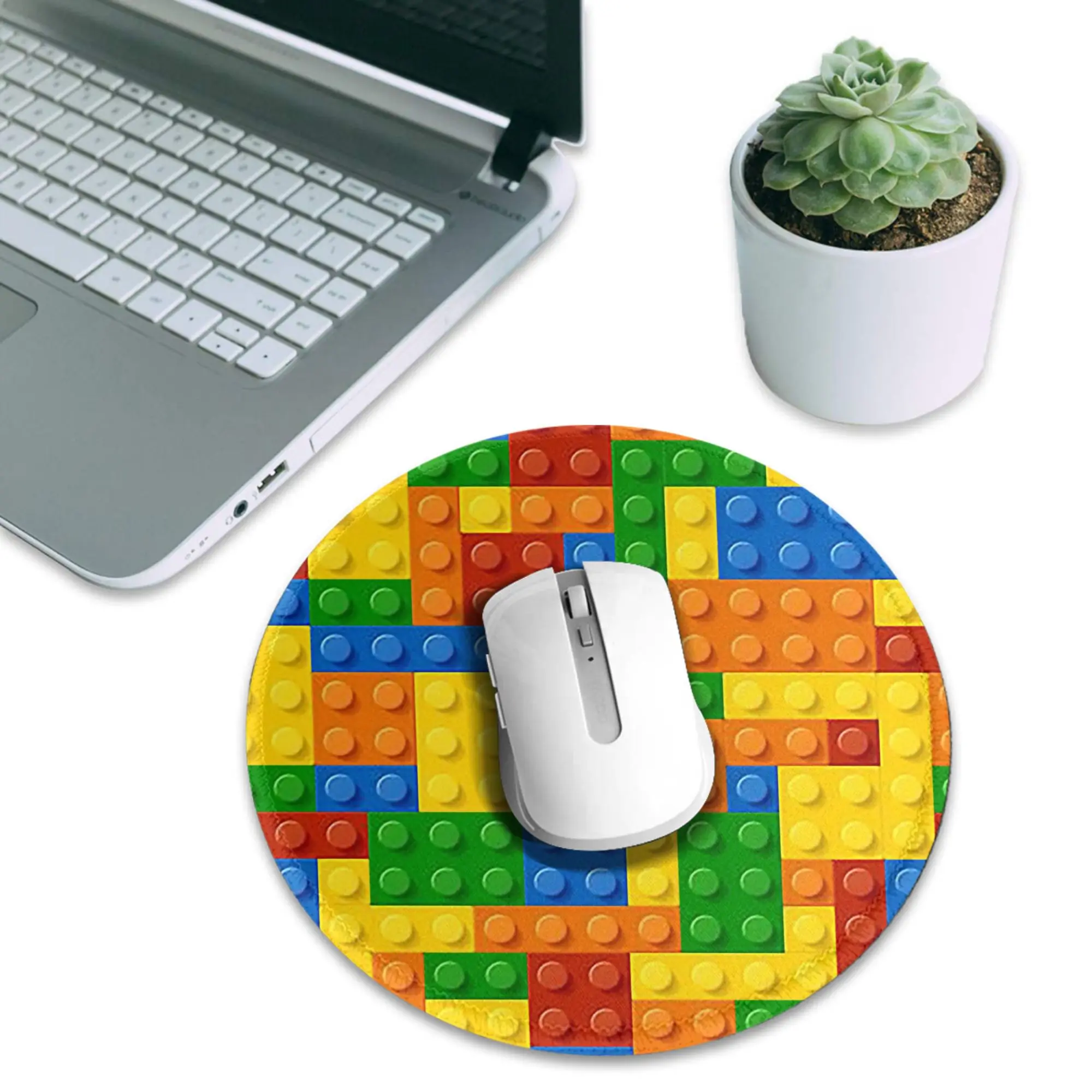 Building Blocks Construction Brick Mouse Pad Computer Keyboard Mouse Mat Gamer PC Laptop Desk Mat Office Accessories Table Mats