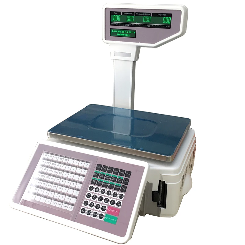 TMA Digital Retailer Scale Price Calculation Electronic Barcode Grocery Weighing Cashier Scale