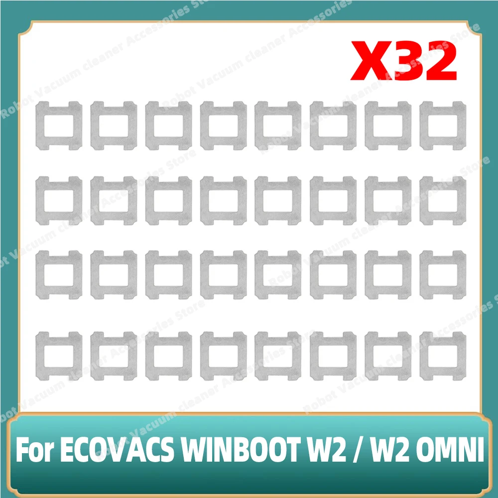 Compatible For ECOVACS WINBOOT W2 / W2 OMNI Microfiber Mop Cloth Rag Accessories Replacement Spare Parts