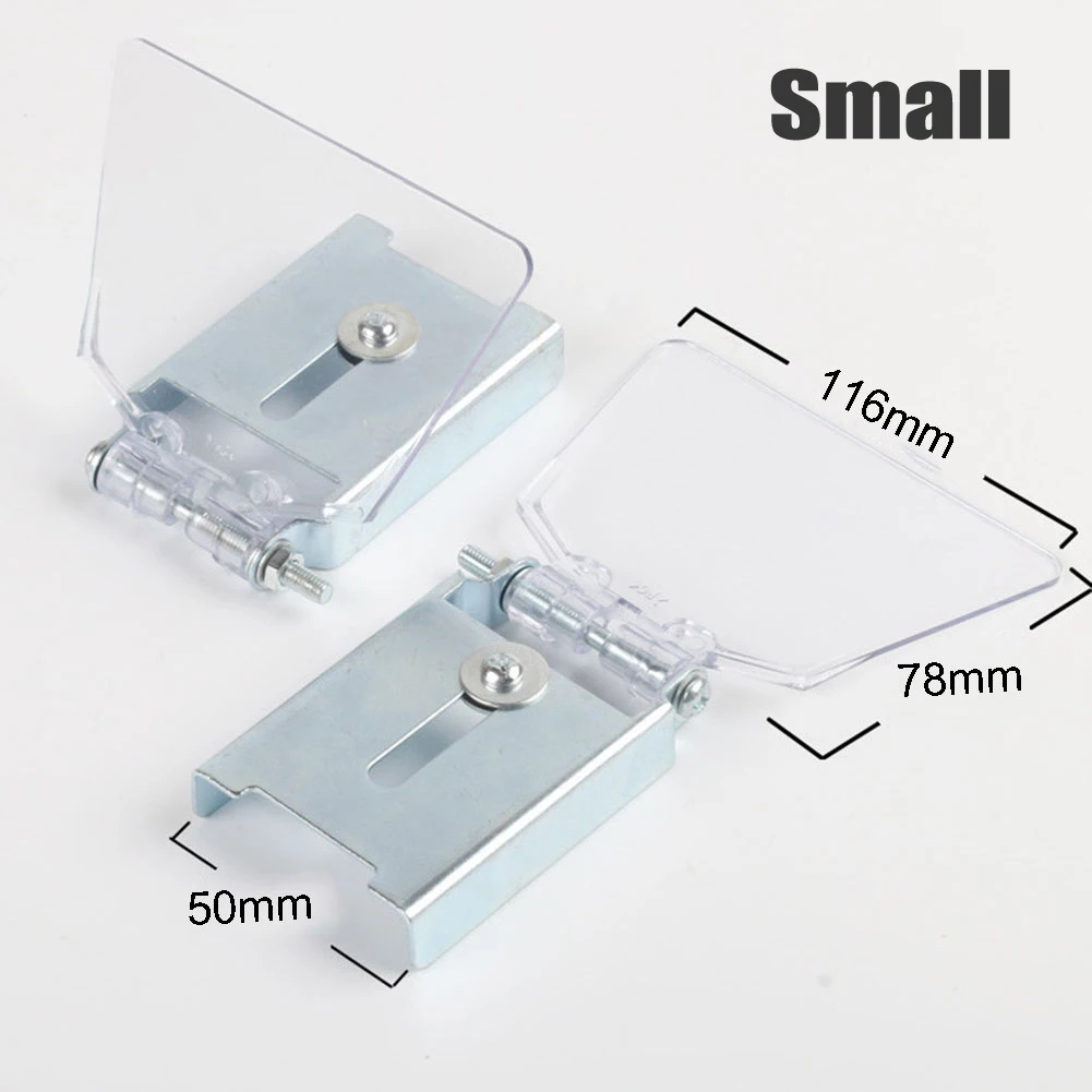 2pcs Replacement Guard Bench Grinder Eye Protection Safety Shields With Bracket  For BenchGrinders With A Width Of 50mm