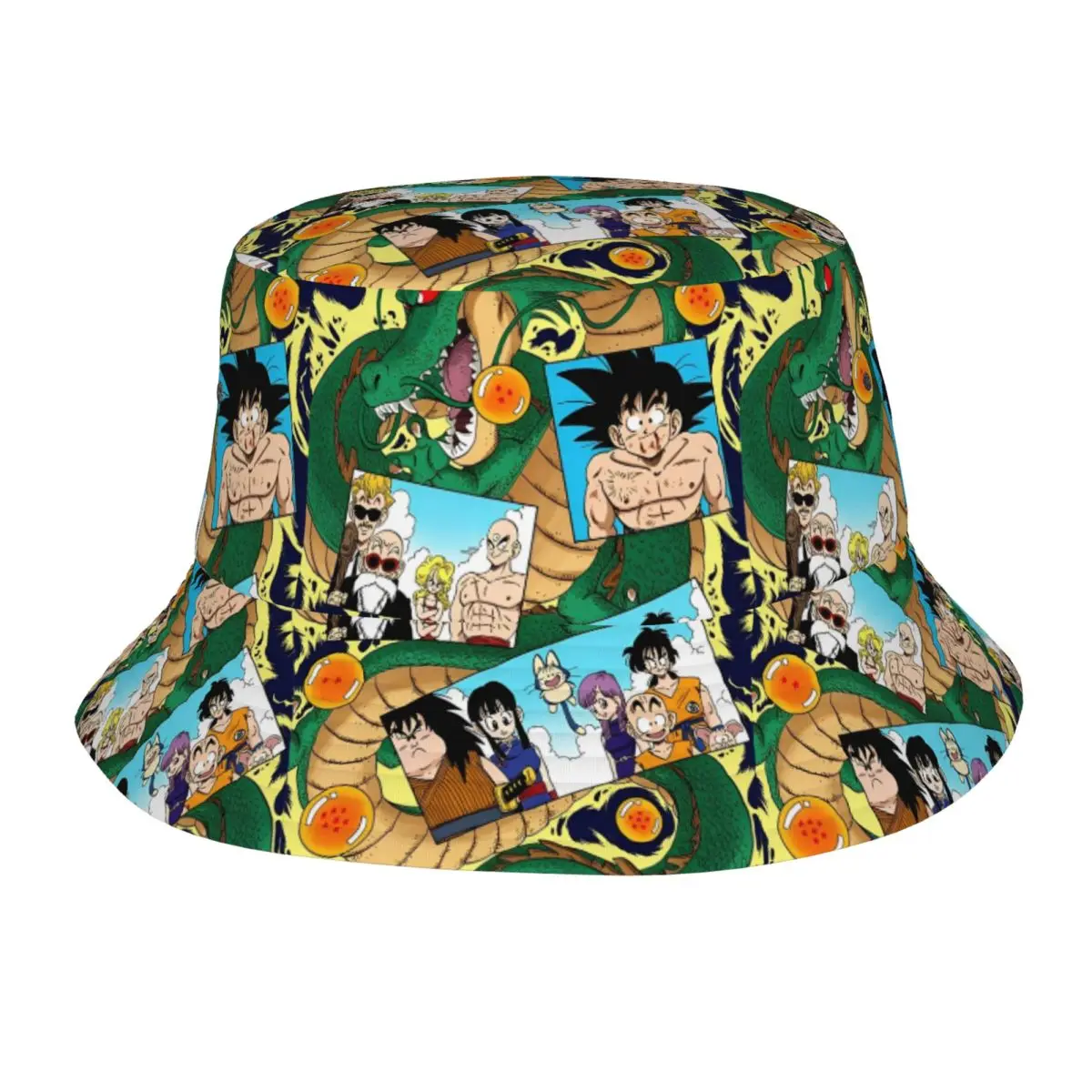 Dragon Ball Voyage Bucket Hats Spring Headwear Stuff Cartoon Fishing Hats for Outdoor Teen Bob Hat UV Protection