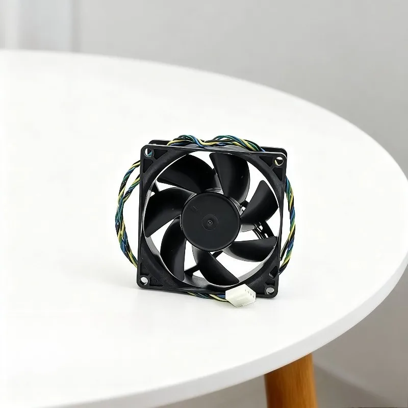 1pcs  4-pin PWM temperature-controlled speed regulation high-airflow AVC computer AMD case 8cm, 8025 CPU fan accessory
