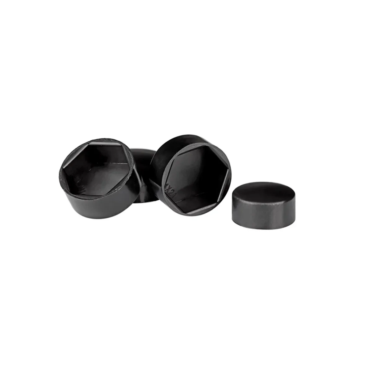 Hexagonal Nut Flat Head Plastic Protective Cap External Hexagonal Screw Low Head Decorative Cap Dust-Proof Cover