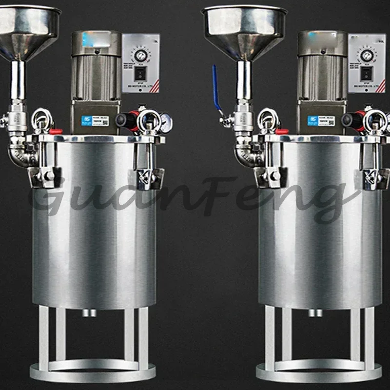 Upgraded Electric Pressure Tank Motor, Stainless Steel Funnel for Rubber Storage & Mixing Pressure Tank