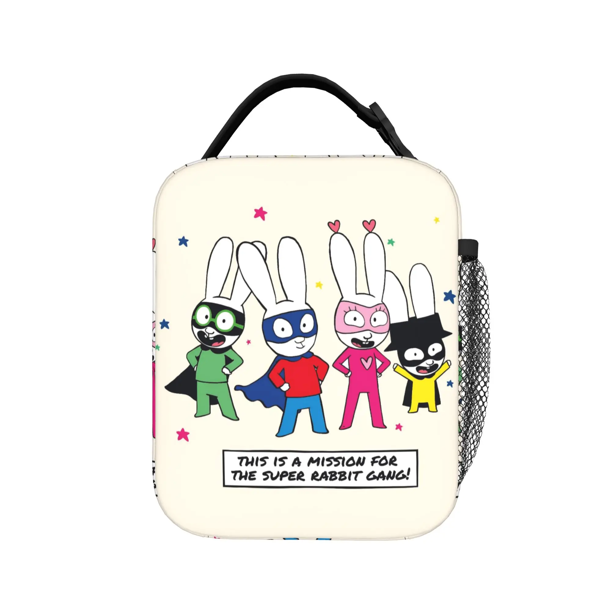 Simon Super Rabbit Accessories Insulated Lunch Bag For Work  Storage Food Boxes Portable Thermal Cooler Lunch Boxes