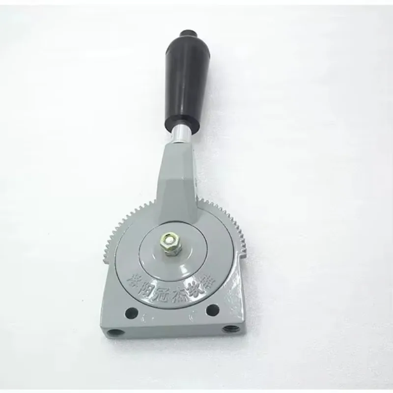 

Universal Alloy Steel Throttle Control Lever GJ1103A Excavator Hand Throttle Controller Grey 2-Hole Installation