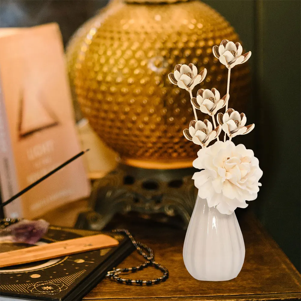 

6 Pcs Aromatherapy Vase Flower Arrangement Accessories Essential Oil Diffuser Sticks Wooden Refill Replacement