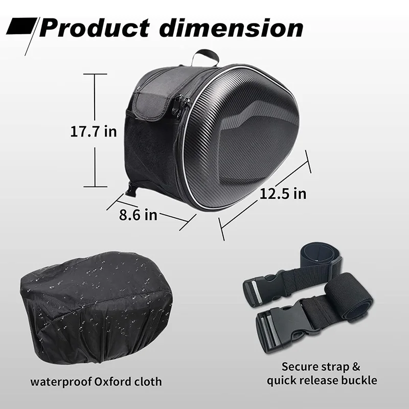 Pair Moto Saddle Bags Side Storage Luggage Helmet Bag Fork Tool Pouch For PIAGGIO Aprilia Motor Universal Motorcycles