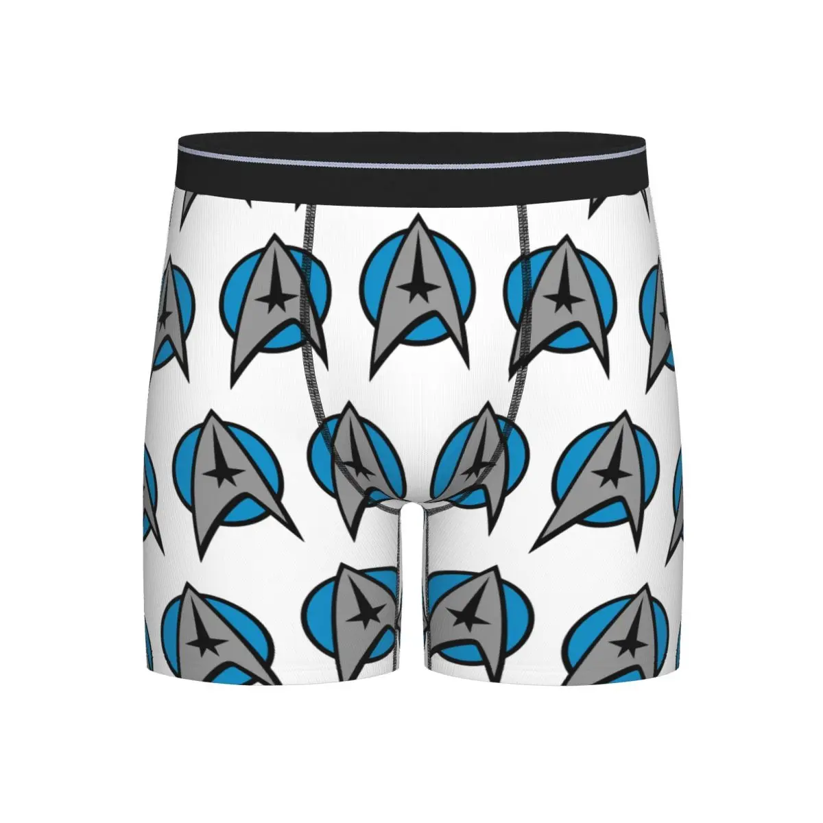 

Long Boxer Underpants Shorts Star Treks Science Fiction TV Series Panties Male Breathable Underwear for Homme Man Boyfriend Gift