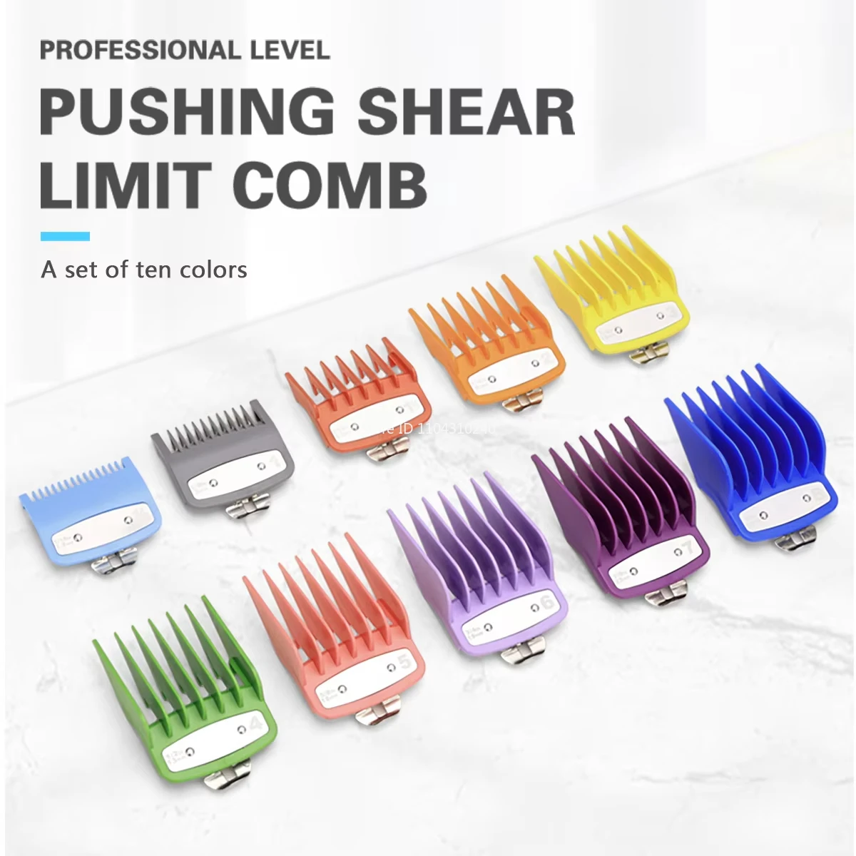 Universal Hair Clipper Guards Barber Trimmer Attachment Limit Combs Professional Barber Accessories Replacement Set Limit Combs