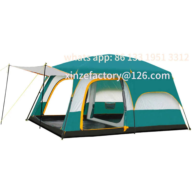 

Customizable GOFUN096 full series of tents Thickened outdoor two bedrooms and one living room Sunscreen waterproof 3-12 people c