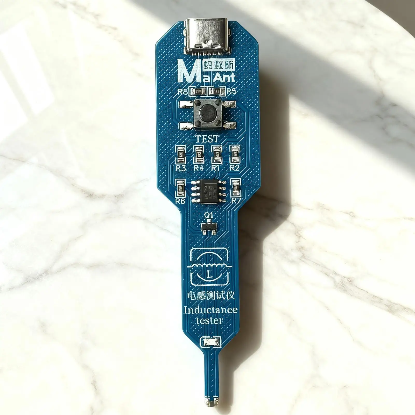 Inductance Meter Precise Electrician Testing Device Inductor Detector Motherboard Coil Tester Inductance Detector Voltage Tester