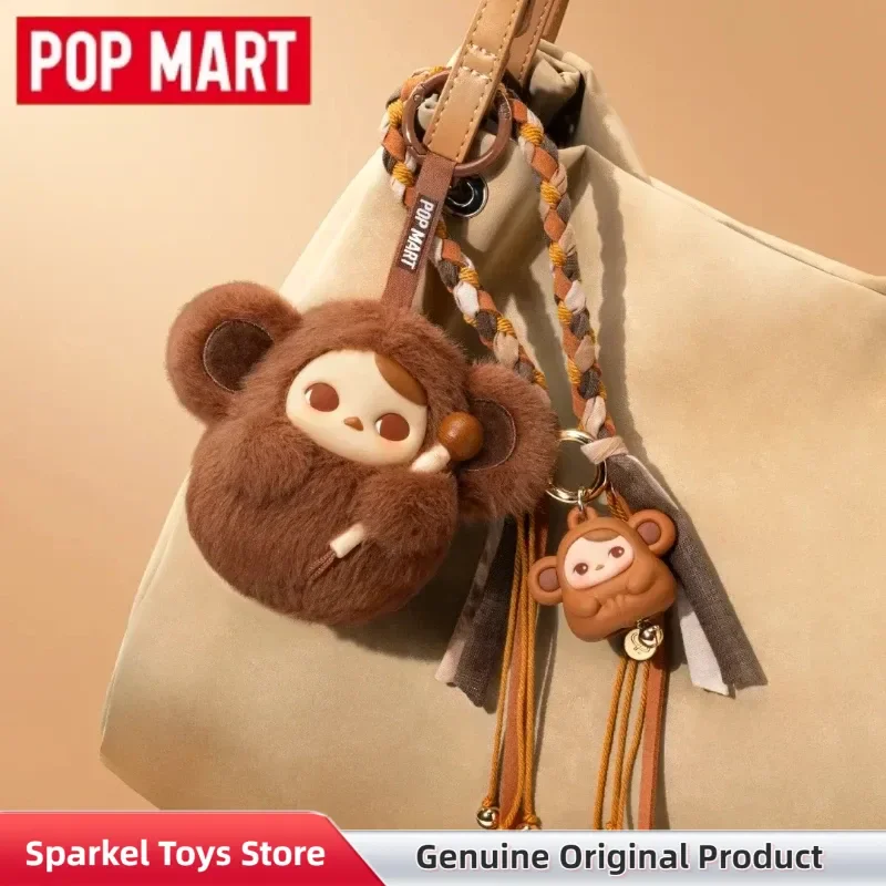 

POPMART Pucky Tap Tap Babies Series: Виниловый плюшевый брелок-сюрприз в закрытой коробке, милый трендовый подарок для девушки на день рождения, брелок для ключей