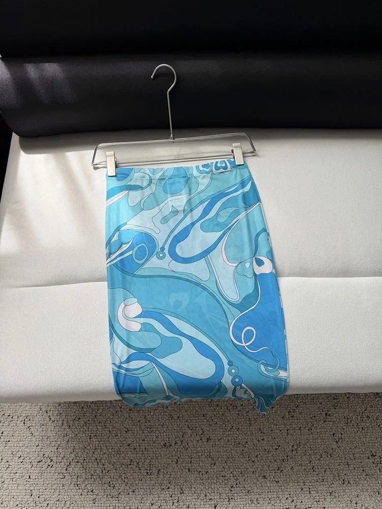 

Дизайнерский женский сексуальный сет из двух предметов с сетчатыми вставками, высококачественный летний комплект