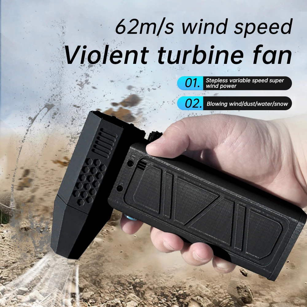 

140,000RPM Air Blower Turbo Jet Fan Electric Power Display Handheld Mini Dust Cleaner High Speed Duster Gun Cleaning Tool