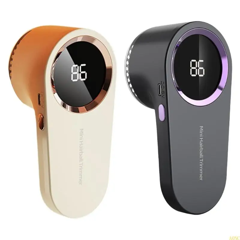

A0NC Rechargeable Fabric Shaver Lint Remover Plastic Texture for Sweater Clothing