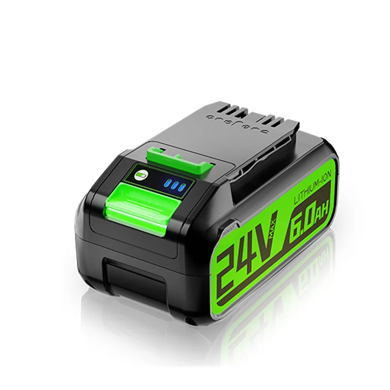 24V 4.0Ah 5.0Ah 6.0Ah power tools battery for Greenworks ALL Devices 24V Tools 29842 BAG708 G24B2 Replacement lithium Battery