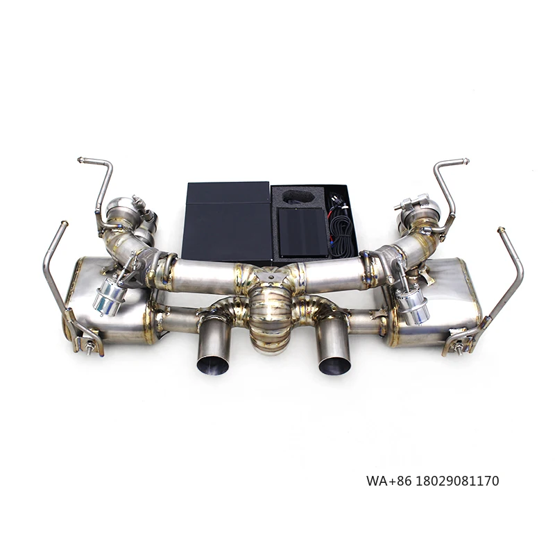 

Выхлоп Catback для 458 Italia/Паук 4,5 л 2011-2016, титановая выхлопная труба с системой управления клапаном
