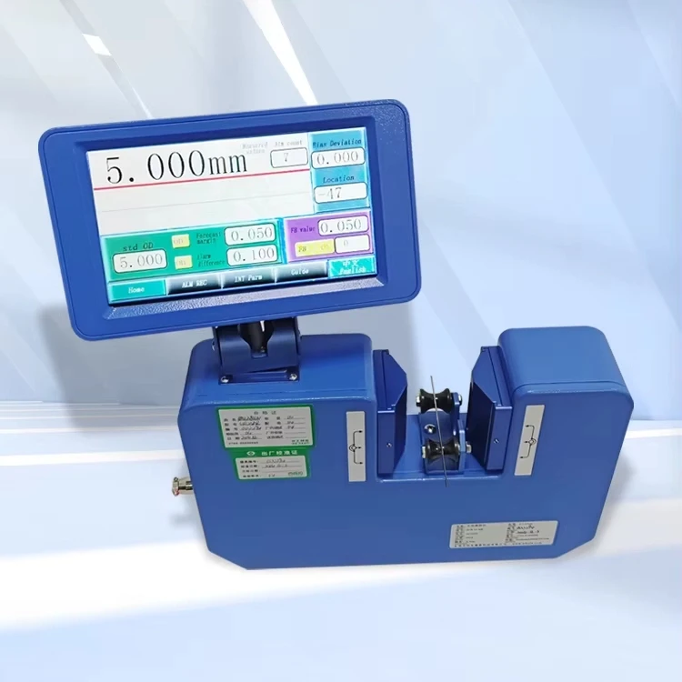 

QP-3025MM Laser Diameter Gauge Single Phase 25mm Touch Screen Digital Measuring Laser Micrometer Pipe Diameter Measuring Tool