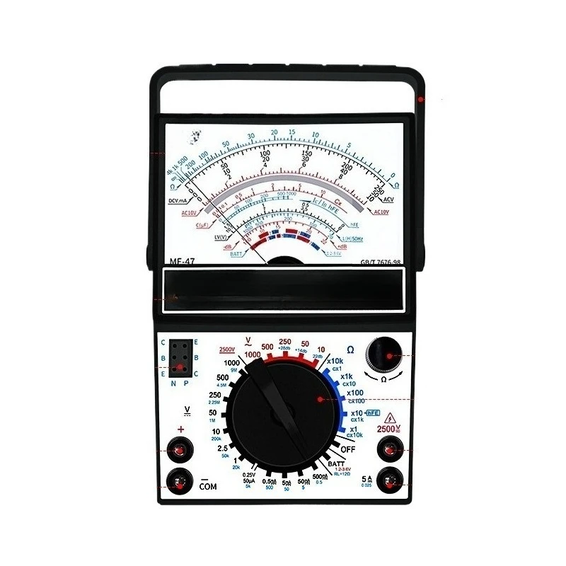 

Pointer current measuring instrument High precision internal magnetic pointer electrical maintenance meter Intelligent anti