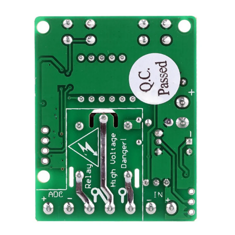 Dc 12v 24v módulo de relé de controle de tensão digital interruptor de relé placa de controle módulo led voltímetro carregamento descarga monitor