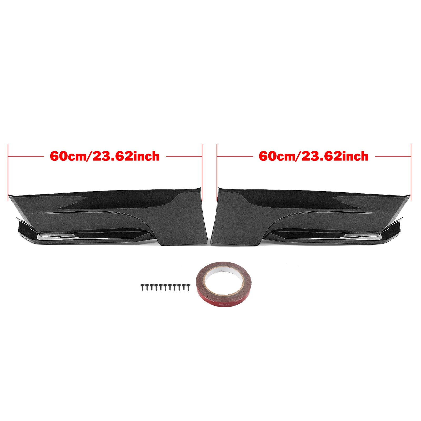 

Для Nissan Altima 2019-2022 YOFER: Накладка-диффузор на задний бампер, нижний спойлер, угловая рамка, защитная накладка на порог