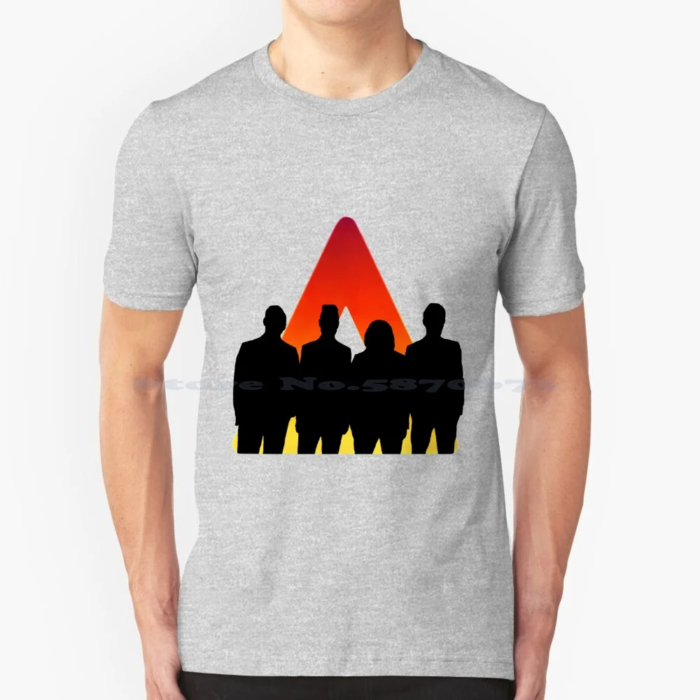 Bastille Triangle Silhouette T Shirt 100% Cotton Tee Bastille Band Dan Smith Kyle Simmons Will Farquarson Chris Woody Wood